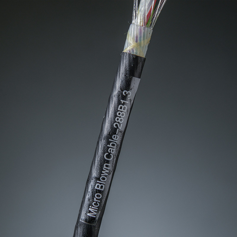 Real factory good quality layer stranding HDPE jacket single mode air blown micro optical fiber